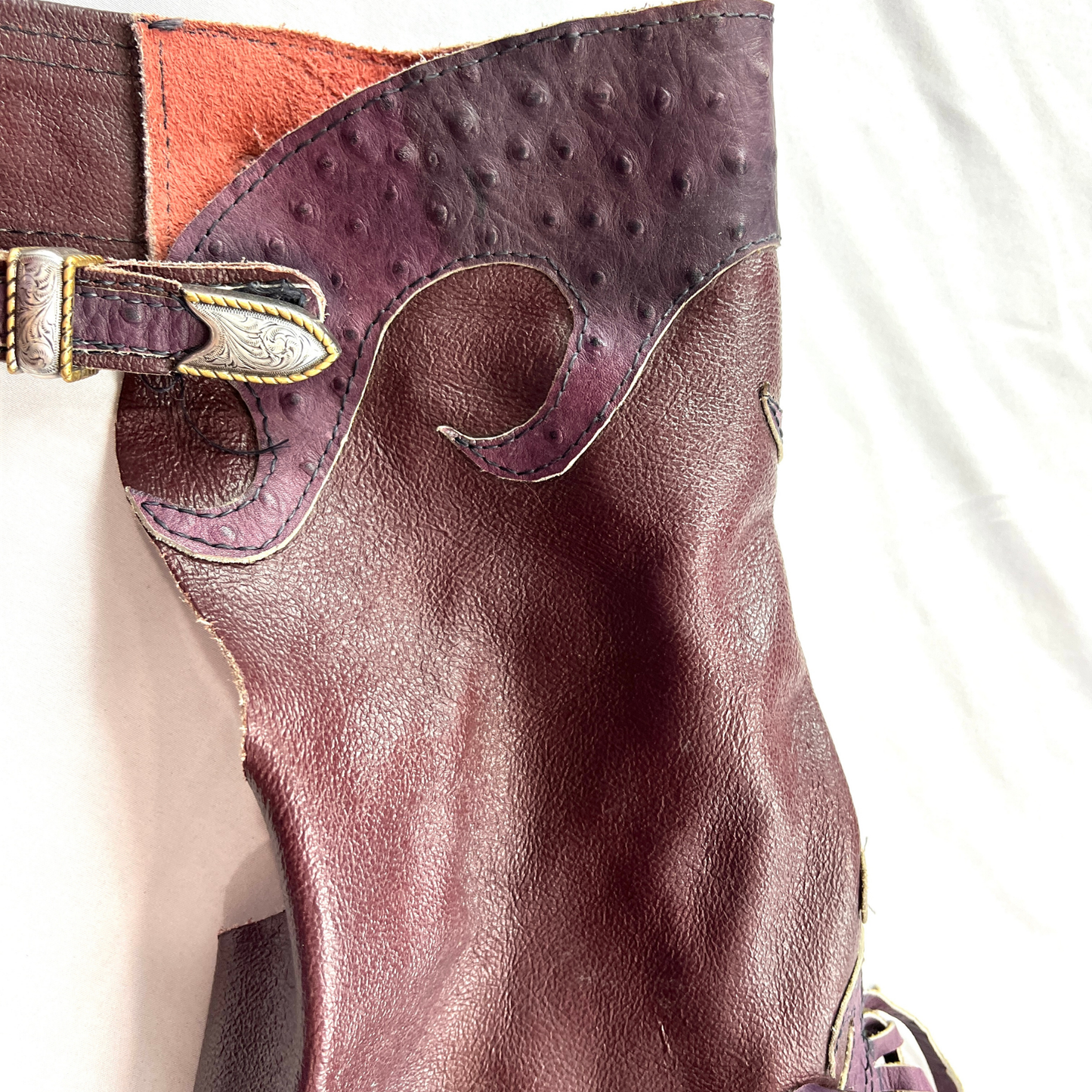The Lil’ Outlaw – Vintage Western Leather Kids' Chaps