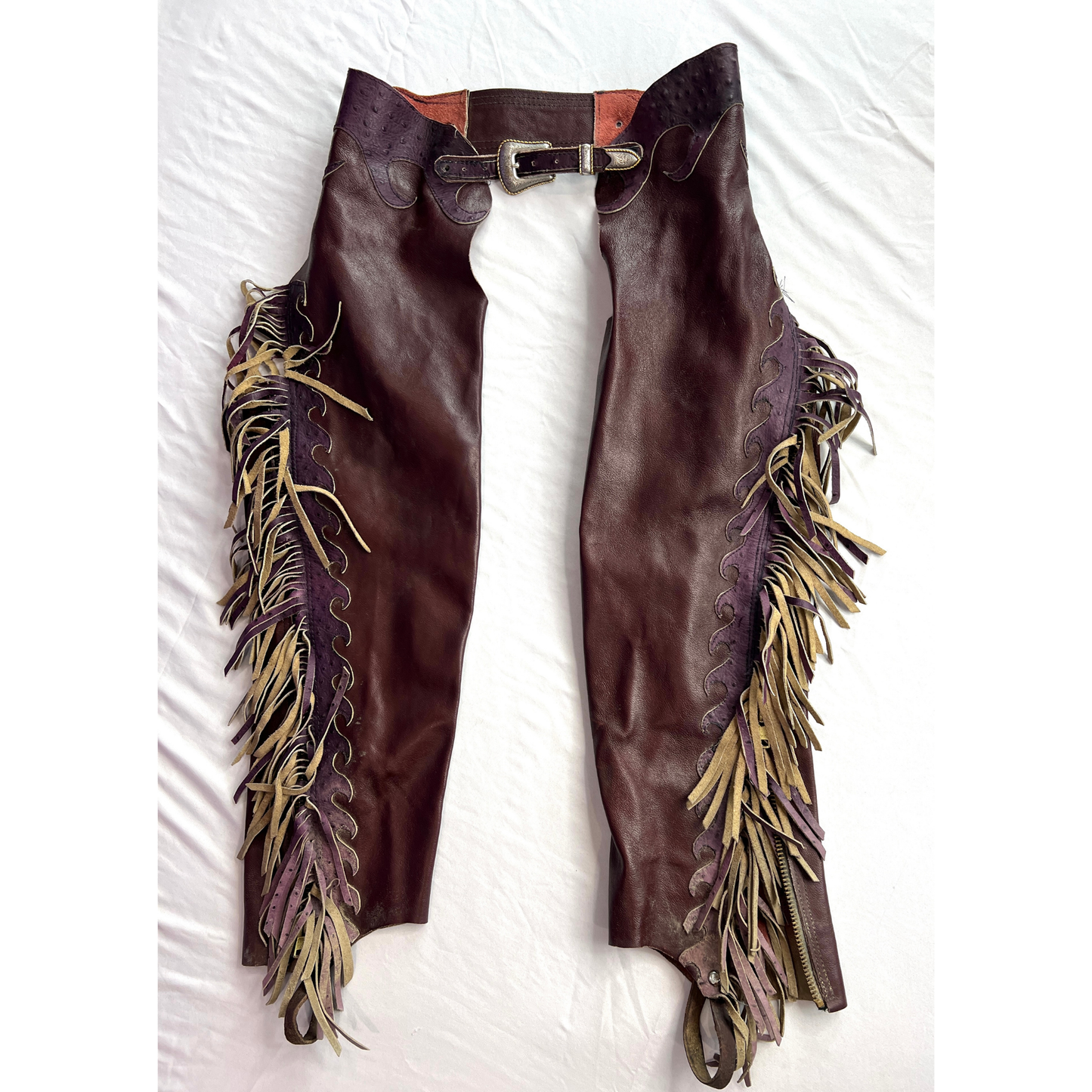 The Lil’ Outlaw – Vintage Western Leather Kids' Chaps