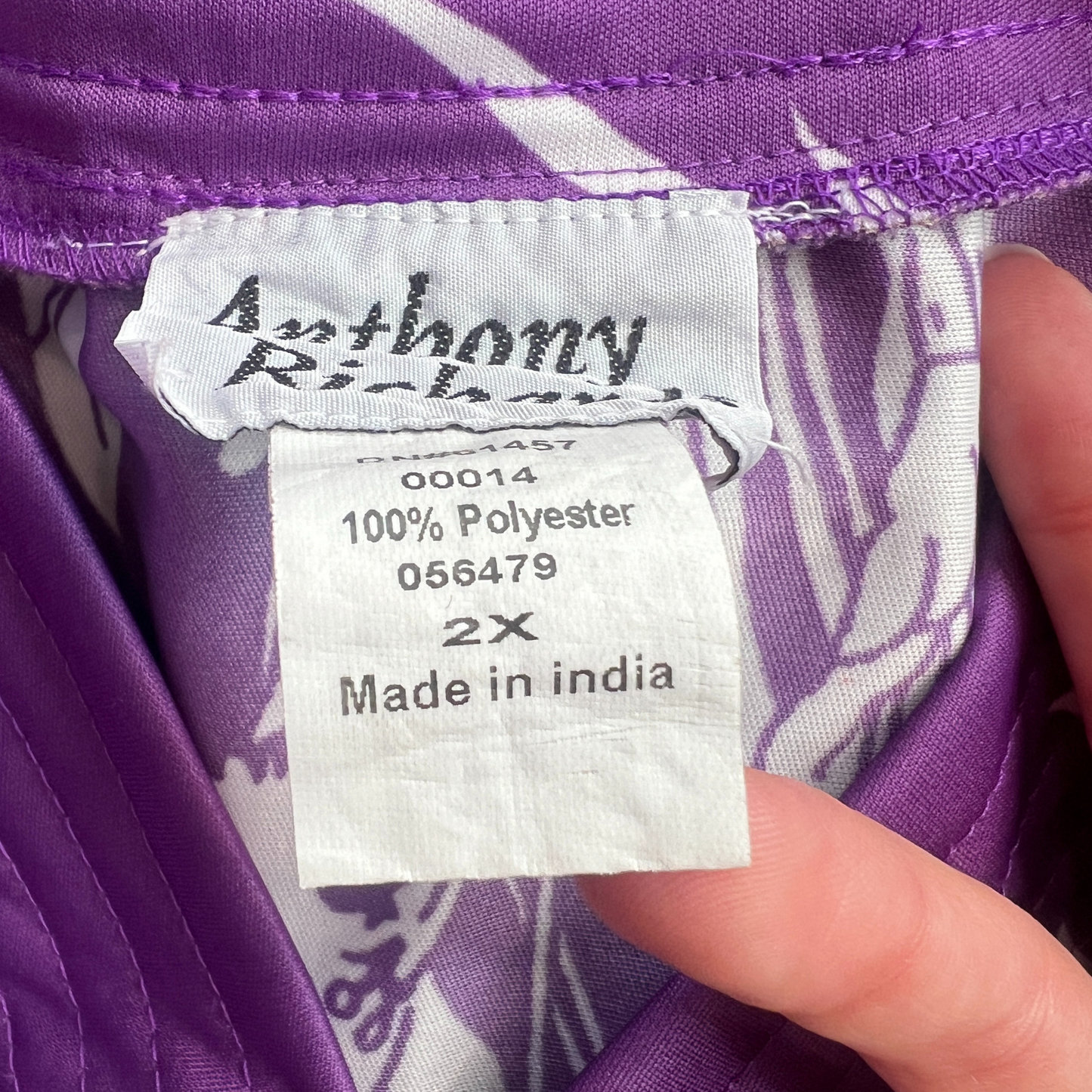 The Violet – Floral Zip-Front House Dress by Anthony Richards