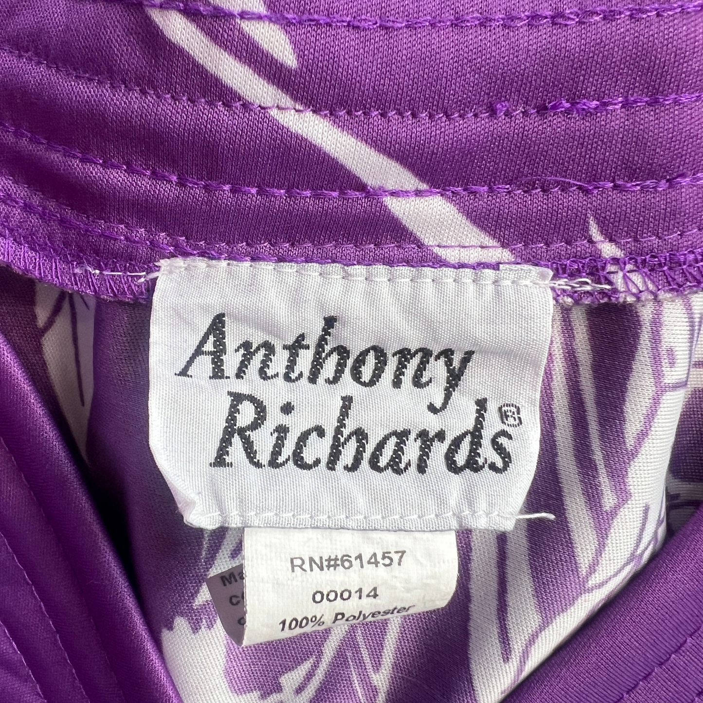 The Violet – Floral Zip-Front House Dress by Anthony Richards