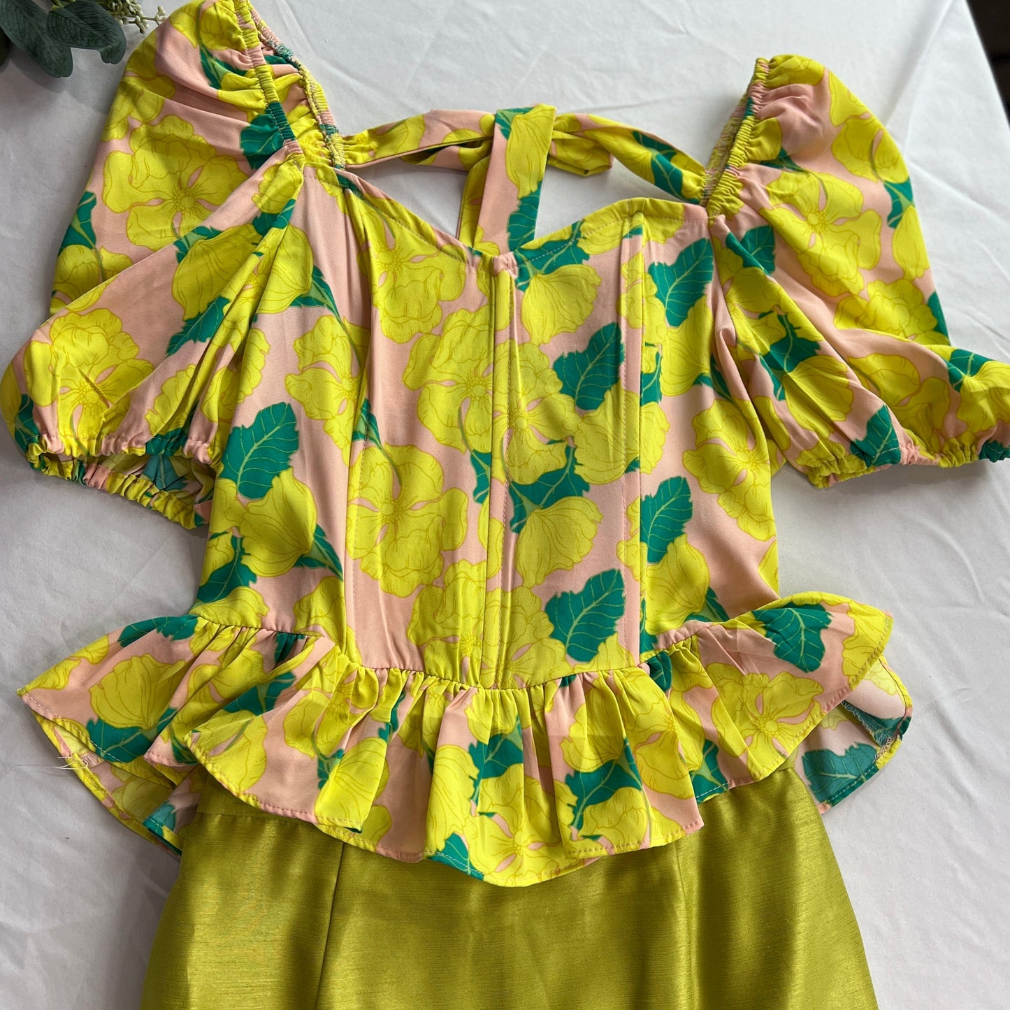 The Juliet – Puff Sleeve & Mermaid Skirt Set