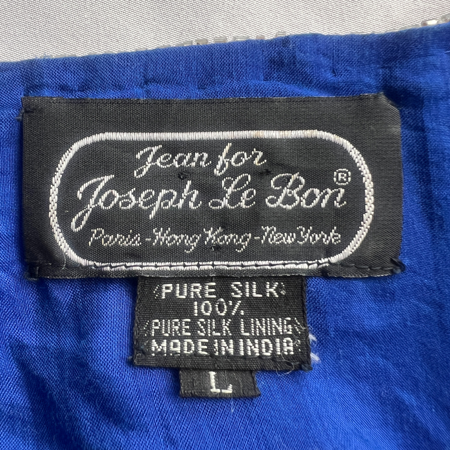 The Starlight – Vintage Sequin Silk Top by Jean for Joseph Le Bon L