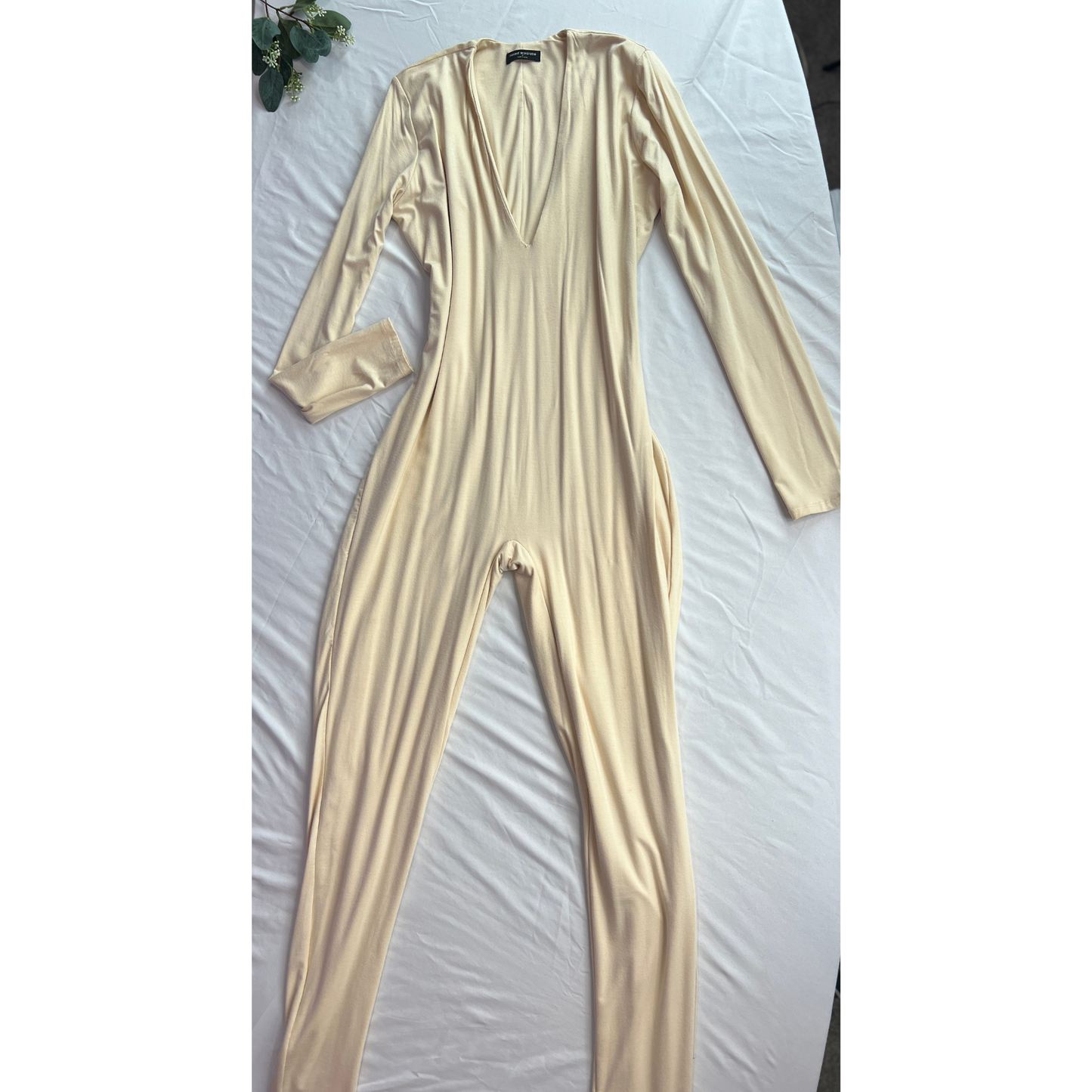 The Sculpt – Naked Wardrobe Long-Sleeve Jumpsuit XL
