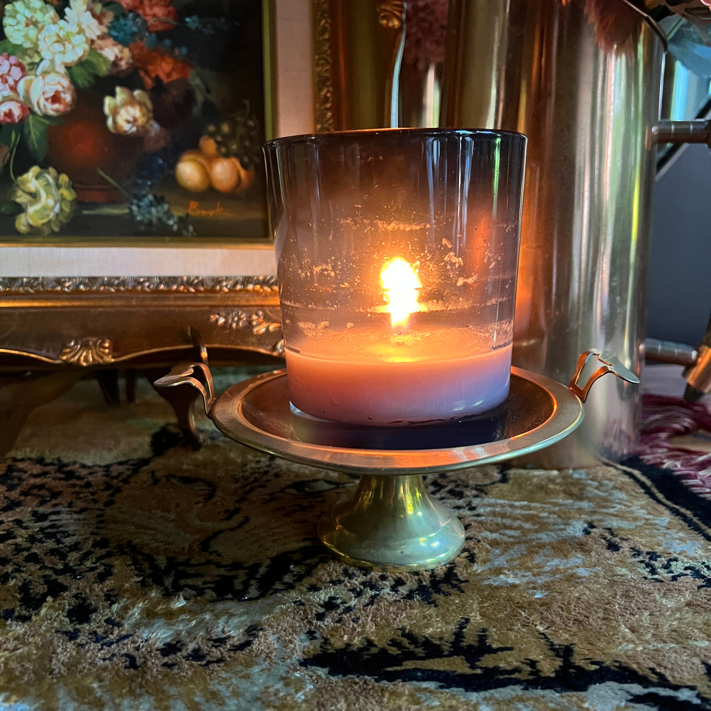 The Alba - Vintage Brass Dish