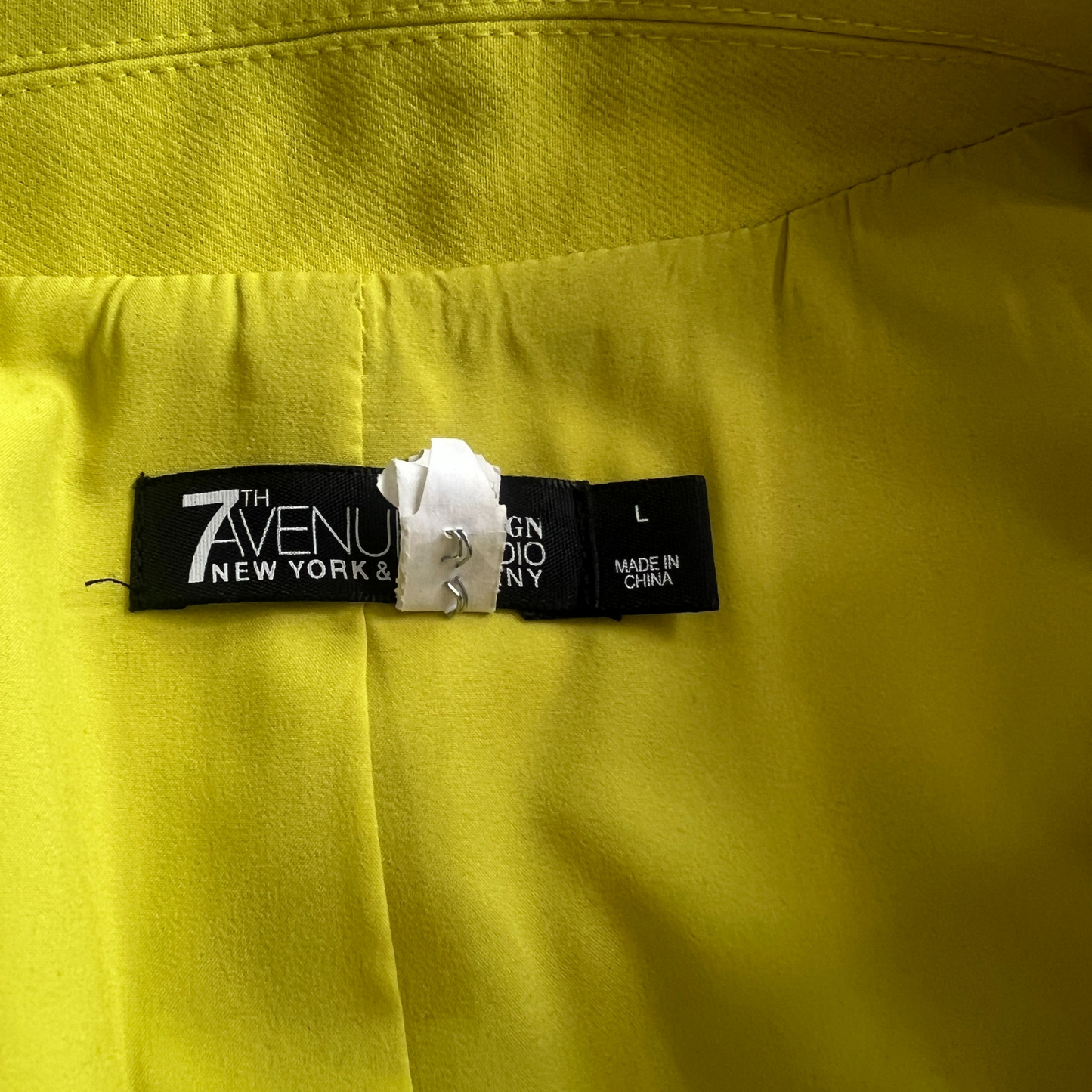 The Marigold – Bold Yellow Blazer Coat L
