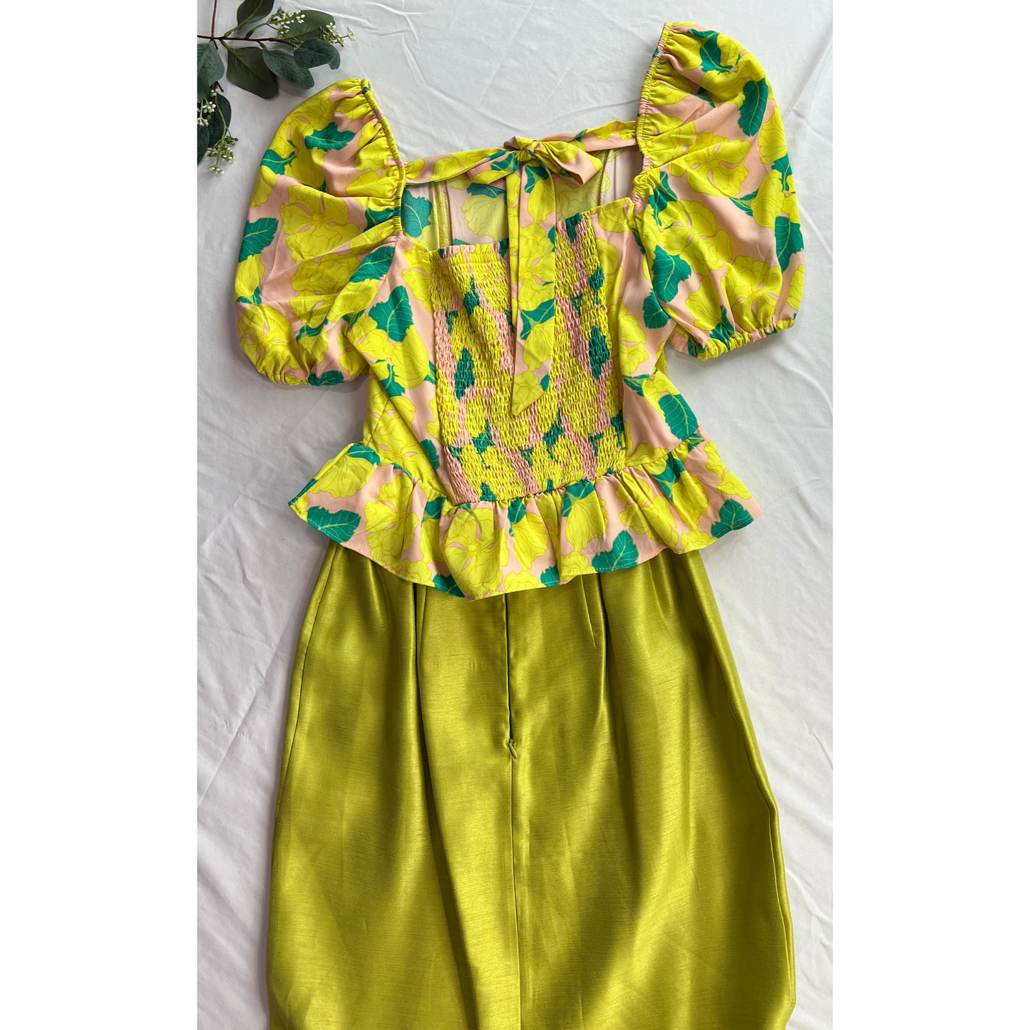 The Juliet – Puff Sleeve & Mermaid Skirt Set