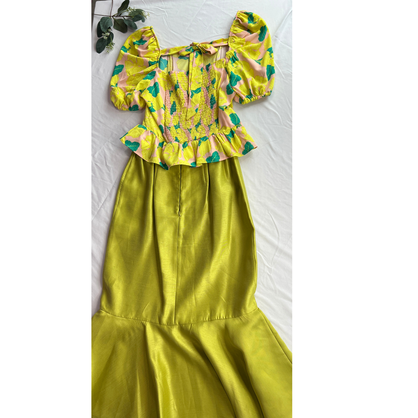 The Juliet – Puff Sleeve & Mermaid Skirt Set