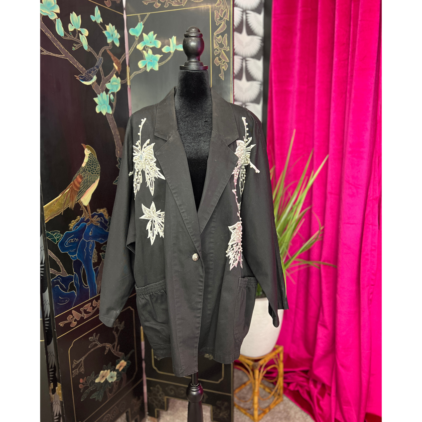 The Maven – Embroidered Power Blazer
