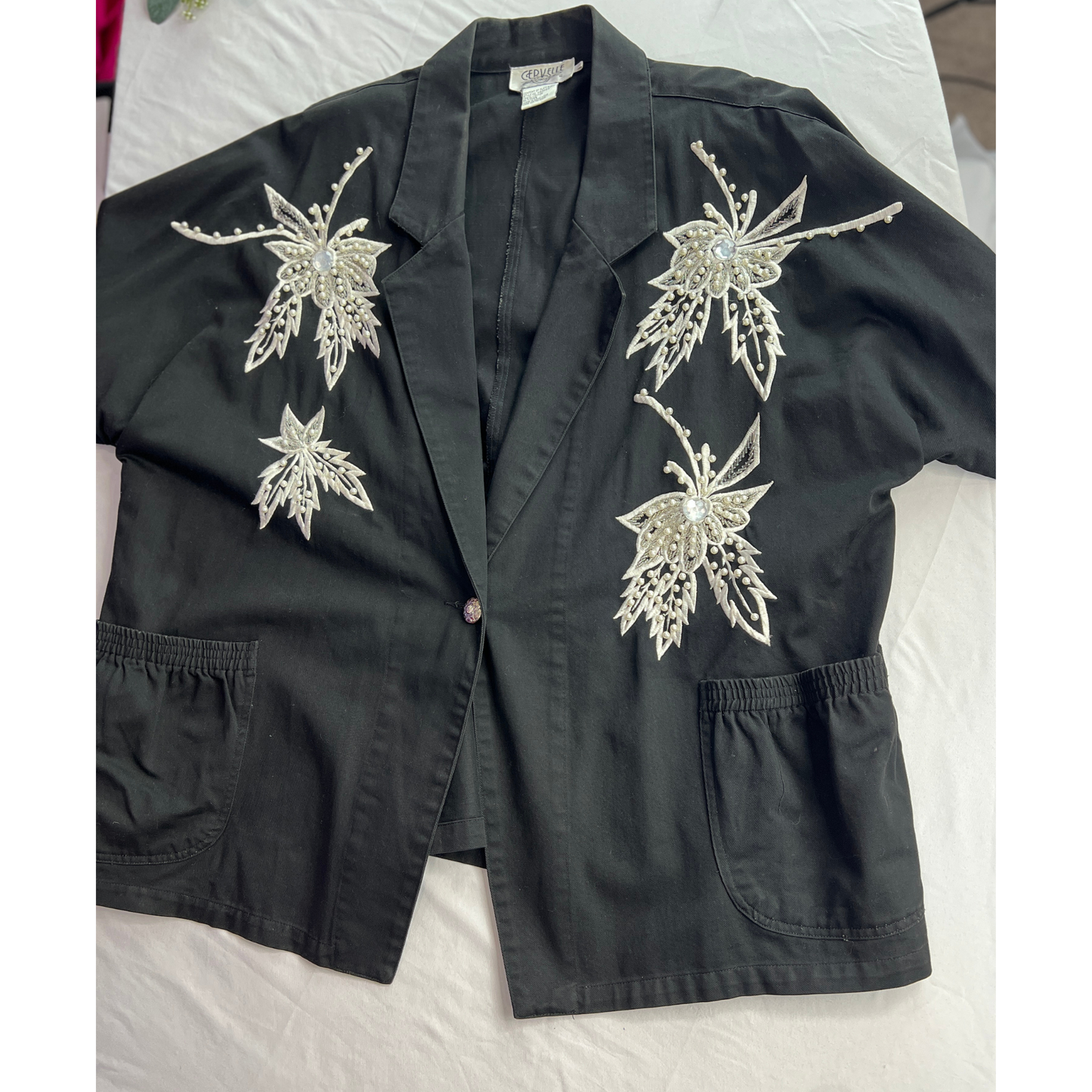 The Maven – Embroidered Power Blazer
