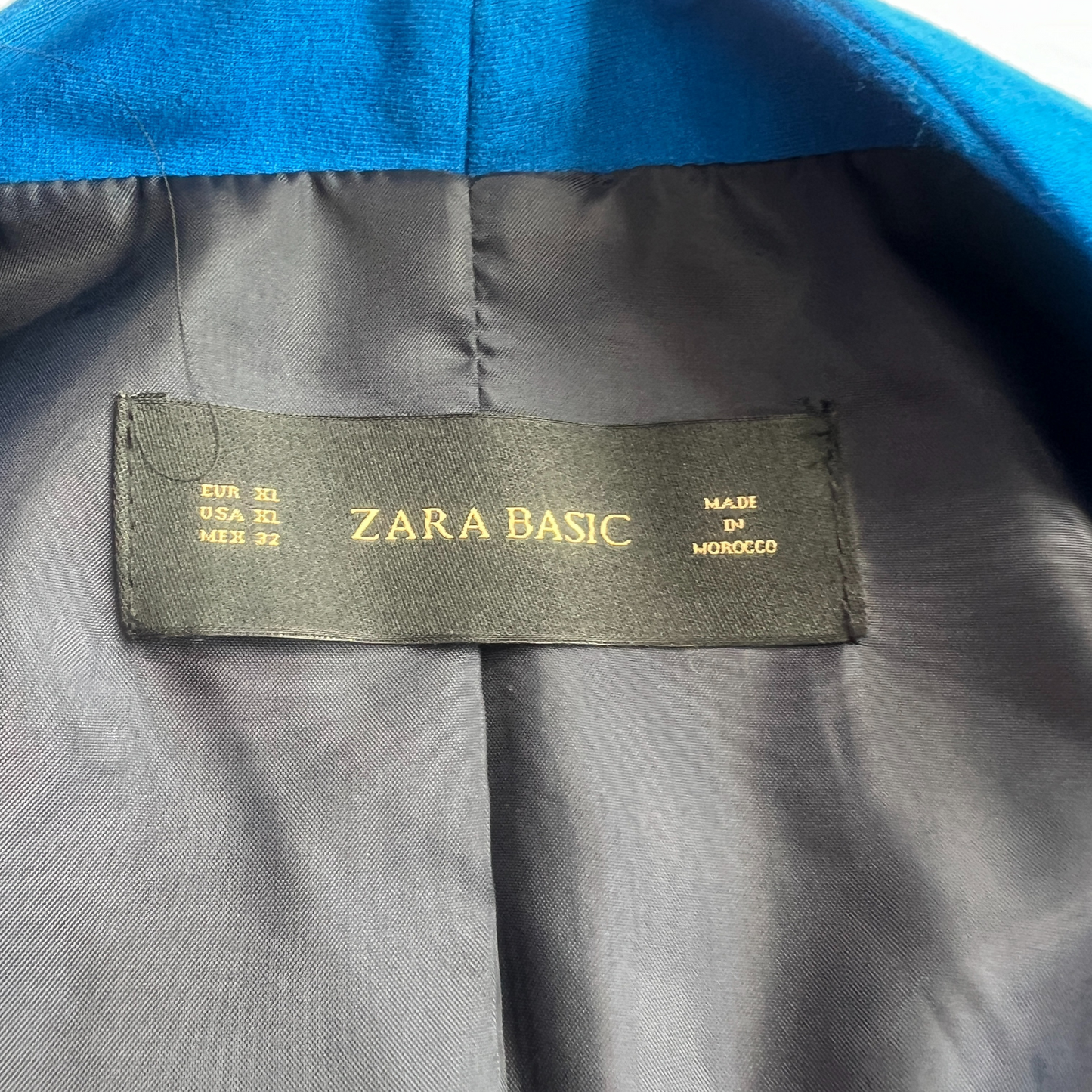The Power Move – Zara Electric Blue Zip-Pocket Jacket