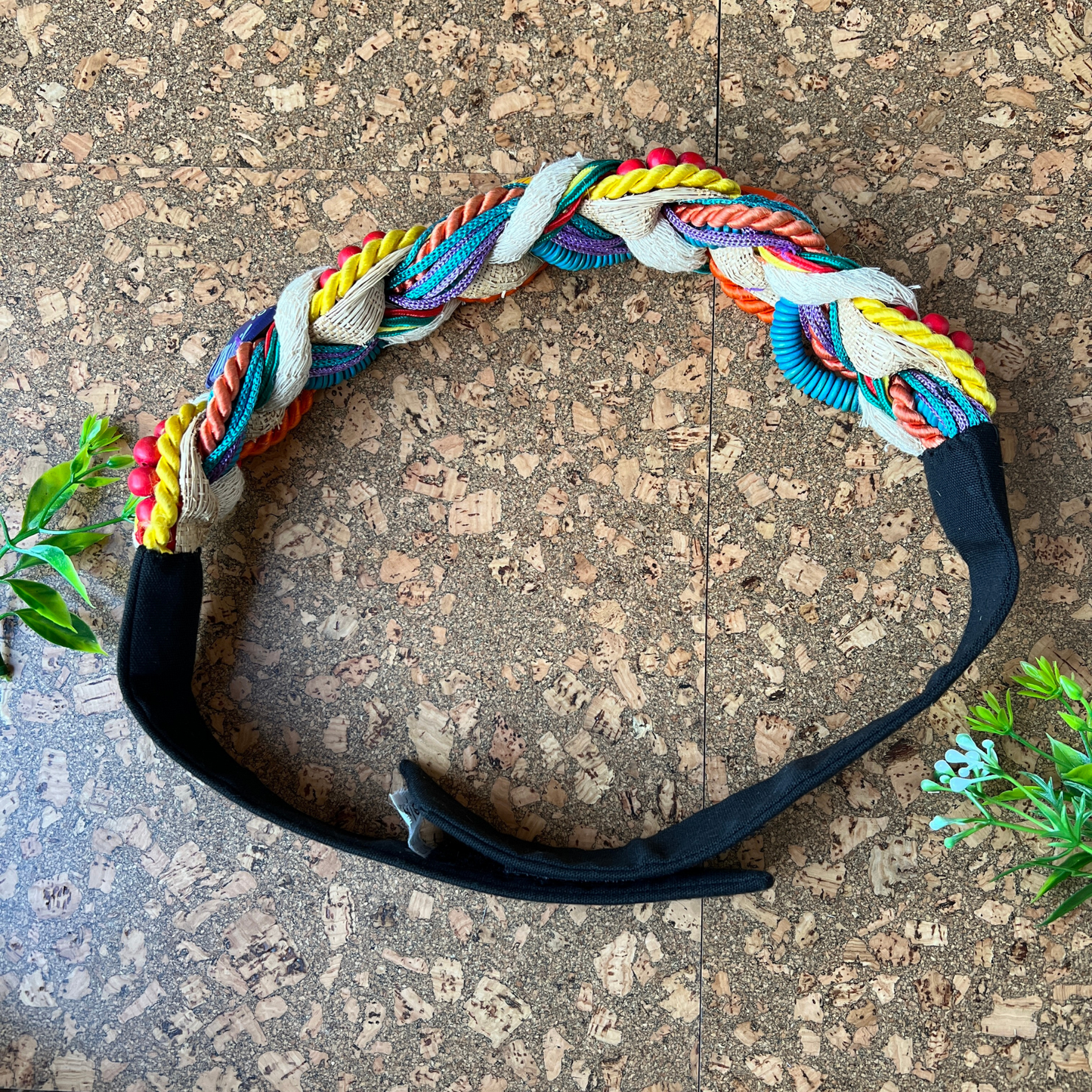 The Ariel - Vintage Handcrafted Tropical Fish & Beaded Adjustable Statement Belt