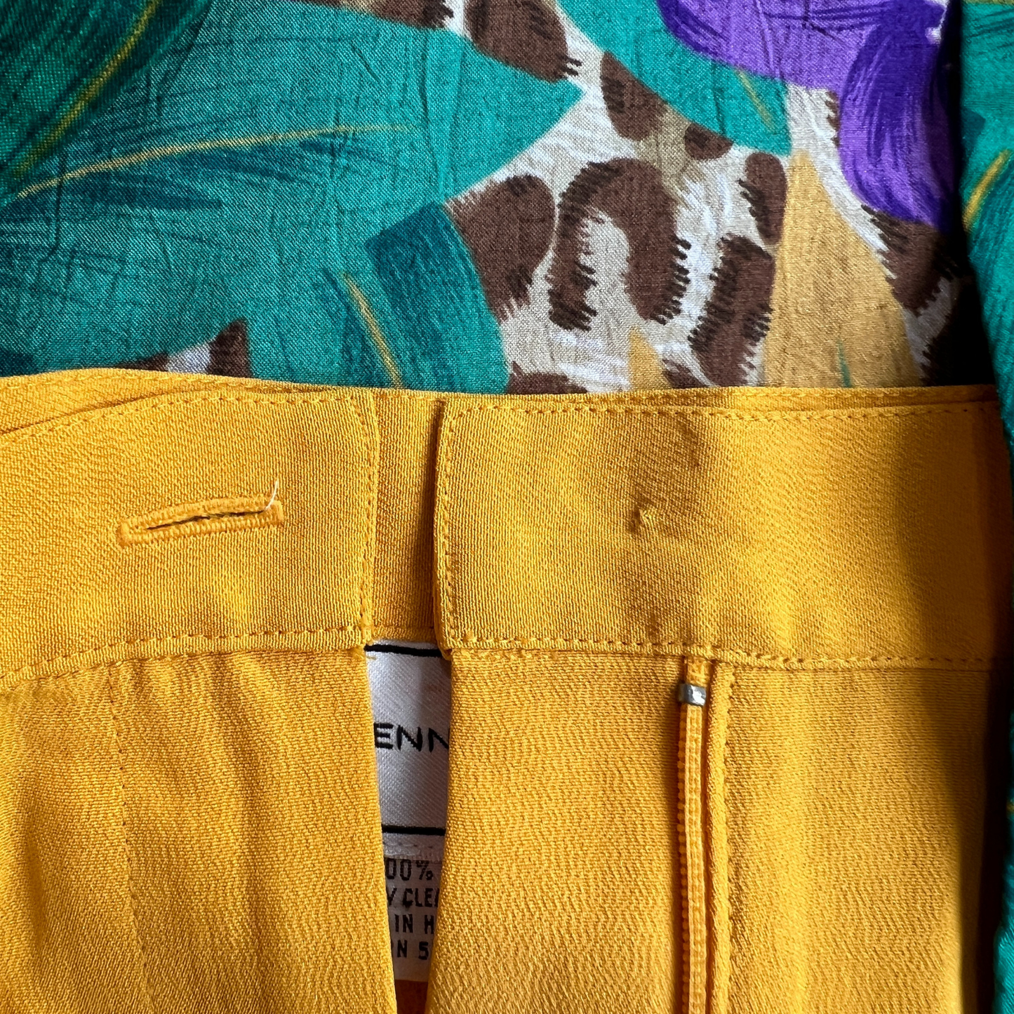 The Soleil Set – Floral Top & Sunshine Yellow Pants