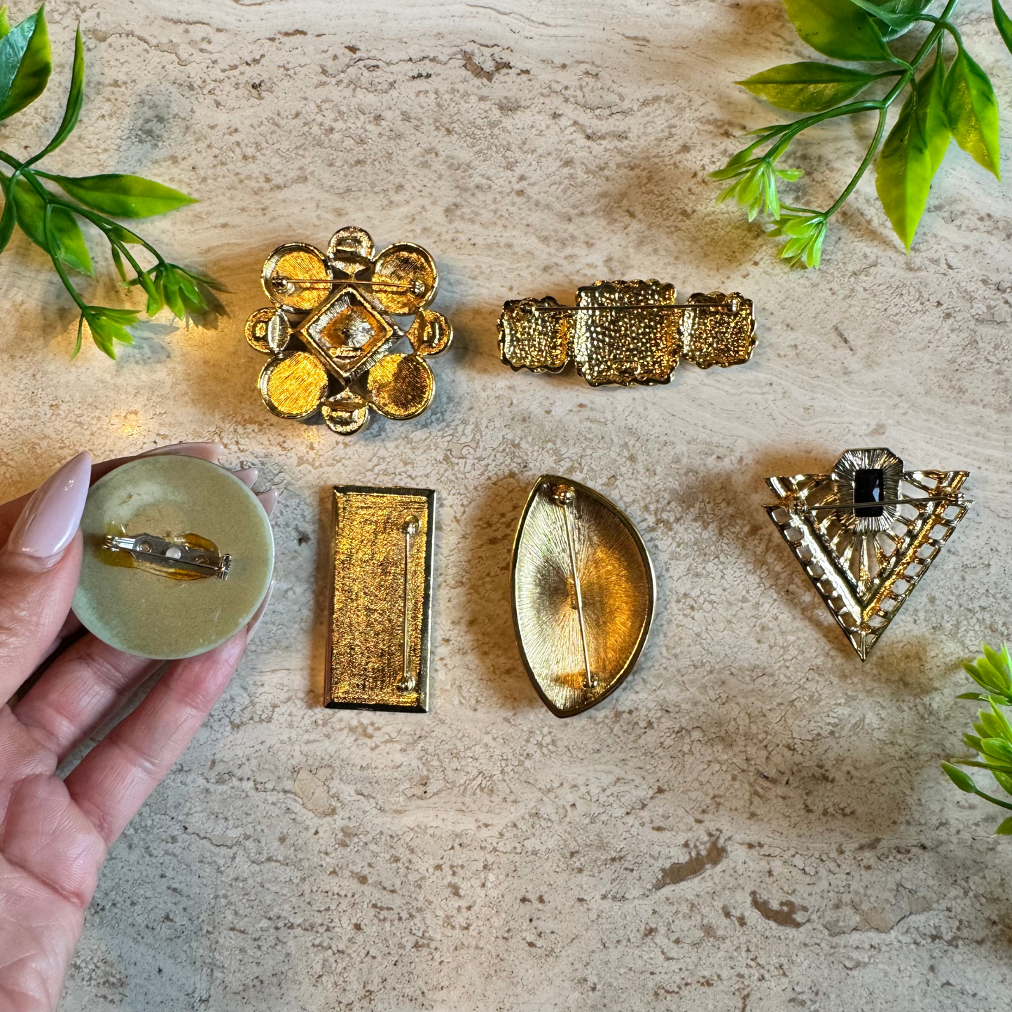 The Opulent Six - 6 Piece Brooch Bundle