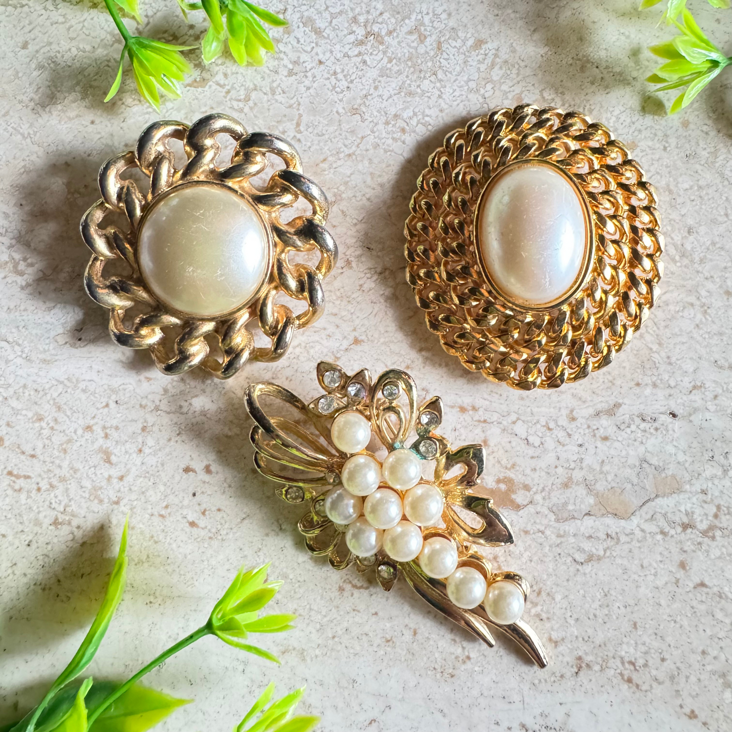 The Norma Jeanne -  3 Bundle Brooch Set