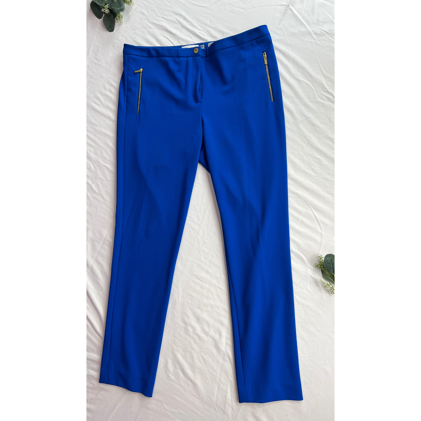 The Power Pop – Calvin Klein Electric Blue Ankle Pants
